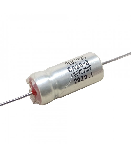 63V 220µF 220MFD 220MKF Wet Tantalum Capacitor Axial Wire Lead 